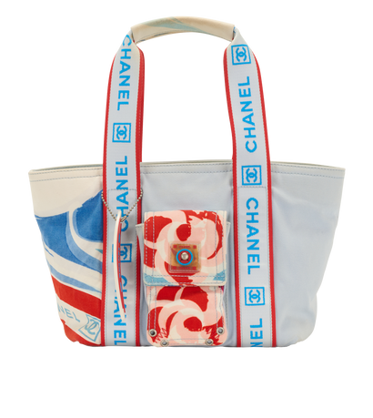 Sport Line Surf High Summer Camellia, &pound;450, Handbags, Blue/Red, Canvas, Front view